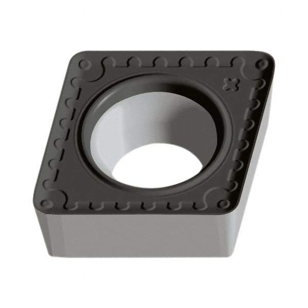 Walter - CCMT PM Grade WKK20S Turning Insert - TiCN+Al2O3+(TiCN) Finish, 80° Rhombic, 9.53mm Inscr Circle, 3.97mm Thick, 0.8mm Corner Radius - A1 Tooling