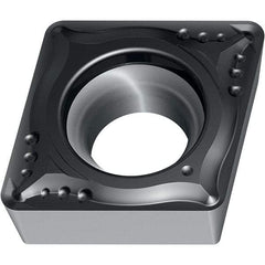 Walter - CPMT MP4 Grade WPP20S Turning Insert - TiCN+Al2O3+(TiCN) Finish, 80° Rhombic, 9.53mm Inscr Circle, 3.97mm Thick, 0.4mm Corner Radius - A1 Tooling