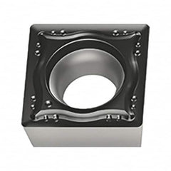 Walter - SPGT MK4 Grade WKK20S Turning Insert - TiCN+Al2O3+(TiCN) Finish, 90° Square, 9.53mm Inscr Circle, 3.97mm Thick, 0.8mm Corner Radius - A1 Tooling