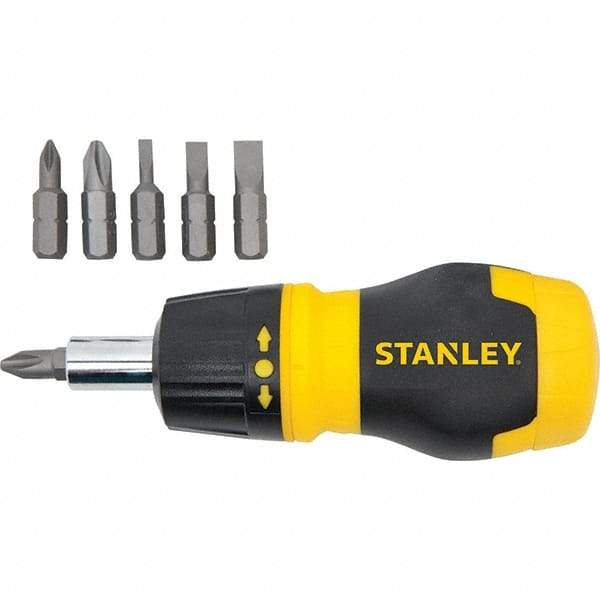 Stanley - Bit Screwdrivers Type: Multi-Bit Screwdriver Tip Type: Phillips; Slotted - A1 Tooling