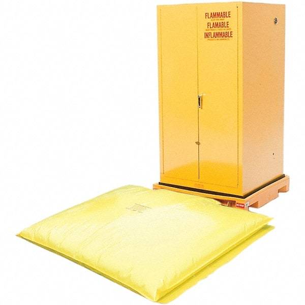 UltraTech - 93 Gal Sump, 1,500 Lb Capacity, 1 Drum, Polyethylene Safety Cabinet Bladder System - 37-3/4" Long x 37.75" Wide x 6-1/4" High - A1 Tooling