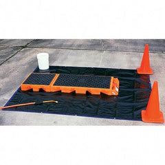 UltraTech - 99 Gal Sump, 4,500 Lb Capacity, Linear Low-Density Polyethylene Decon Deck, Non-Ambulatory - 82-1/2" Long x 25.88" Wide x 5-3/4" High - A1 Tooling