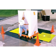 UltraTech - Vinyl Coated Nylon Liner, Waterproof Fabric Decon Deck Privacy Shelter - 12" Long x 12" Wide x 52" High - A1 Tooling