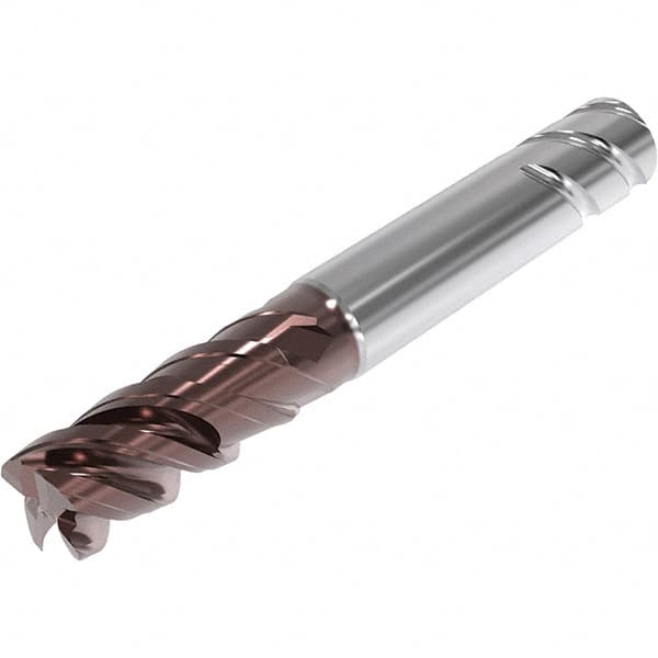 Seco - 20mm, 4 Flute, Single End, Solid Carbide, 4mm Corner Radius End Mill - 104mm OAL, 48° Helix, Right Hand Flute, 40mm LOC, Right Hand Cut, 51mm Extended Reach - A1 Tooling