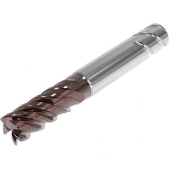 Seco - 16mm, 5 Flute, Single End, Solid Carbide, 6mm Corner Radius End Mill - 92mm OAL, 48° Helix, Right Hand Flute, 32mm LOC, Right Hand Cut, 42mm Extended Reach - A1 Tooling