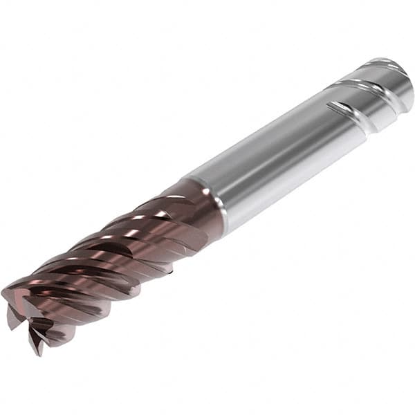 Seco - 20mm, 5 Flute, Single End, Solid Carbide, 0.5mm Corner Radius End Mill - 125mm OAL, 48° Helix, Right Hand Flute, 61mm LOC, Right Hand Cut, 72mm Extended Reach - A1 Tooling