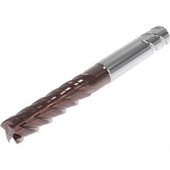 Seco - 16mm, 4 Flute, Single End, Solid Carbide, Corner Chamfer End Mill - 115mm OAL, 48° Helix, Right Hand Flute, 55mm LOC, Right Hand Cut, 65mm Extended Reach - A1 Tooling