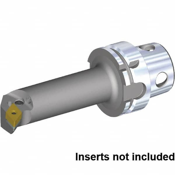 Kennametal - Left Hand Cut, 40mm Min Bore Diam, Size KM4X63 Steel Modular Boring Cutting Unit Head - 112.27mm Max Bore Depth, Through Coolant, Compatible with DN.. 442, DN.. 150608 - A1 Tooling