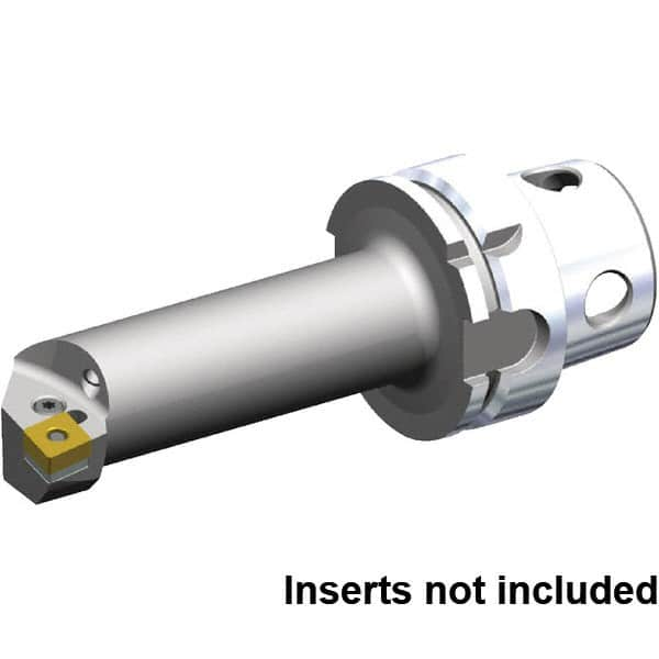 Kennametal - Left Hand Cut, 40mm Min Bore Diam, Size KM4X63 Steel Modular Boring Cutting Unit Head - 112.27mm Max Bore Depth, Through Coolant, Compatible with CN.. 432, CN.. 120408 - A1 Tooling