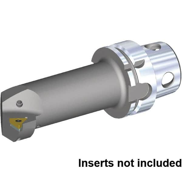 Kennametal - Right Hand Cut, 50mm Min Bore Diam, Size KM4X63 Steel Modular Boring Cutting Unit Head - 114.05mm Max Bore Depth, Through Coolant, Compatible with TC.. 16T308, TC.. 3252 - A1 Tooling