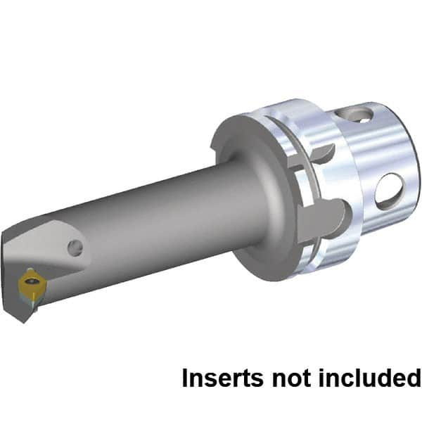 Kennametal - Left Hand Cut, 40mm Min Bore Diam, Size KM4X63 Steel Modular Boring Cutting Unit Head - 112.27mm Max Bore Depth, Through Coolant, Compatible with DC..3252, DC.. 11T308 - A1 Tooling