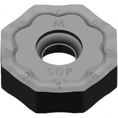 ONGX645SNGP KCPK30 Carbide Milling Insert Al2O3 Finish, 8.28mm Long x 5.81mm Thick