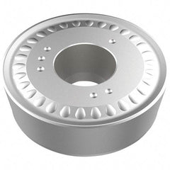 Seco - RCMX200602 RR93 Grade TP2501 Carbide Turning Insert - Ti(C/N)/Al2O3/TiN Finish, Round, 20mm Inscr Circle, 1/4" Thick, 10mm Corner Radius - A1 Tooling