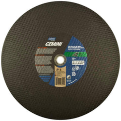 Norton - 12 x 1/8, 1" Hole 24 Grit Silicon Carbide Cutoff Wheel - A1 Tooling