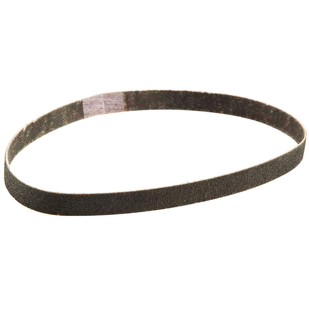 Abrasive Belt: 3/8″ Width, 80 Grit, Aluminum Oxide Coated, Y Weighted, Dry