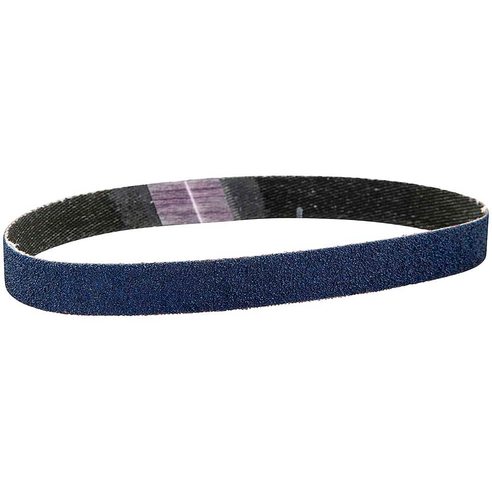 Norton - 1/2" Wide x 12" OAL, 60 Grit, Zirconia Alumina Abrasive Belt - A1 Tooling