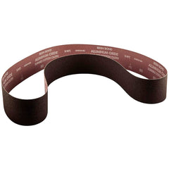 Norton - 4" Wide x 36" OAL, 80 Grit, Aluminum Oxide Abrasive Belt - A1 Tooling