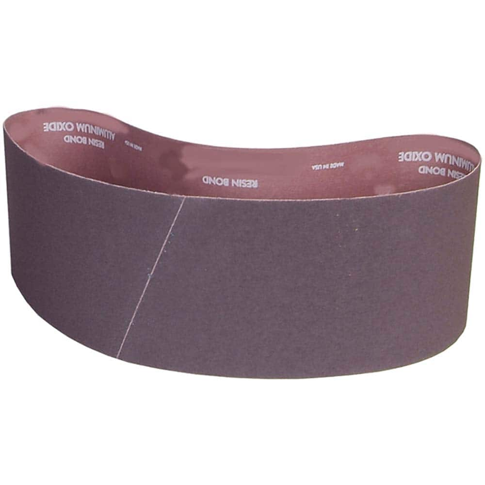 Norton - 6" Wide x 48" OAL, 80 Grit, Aluminum Oxide Abrasive Belt - A1 Tooling