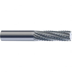 SGS - 10mm Diam, 28mm LOC, Square End, Solid Carbide Diamond Pattern Router Bit - Right Hand Cut, 63mm OAL, Use on Carbon Composite - A1 Tooling