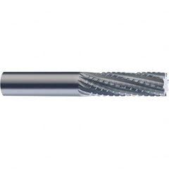 SGS - 5mm Diam, 15mm LOC, Square End, Solid Carbide Diamond Pattern Router Bit - Right Hand Cut, 50mm OAL, Use on Carbon Composite - A1 Tooling