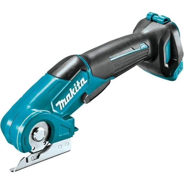 Makita - 12 Volt, lnline Handle, Handheld Cordless Shear - 1/4" Cutting Capacity - A1 Tooling