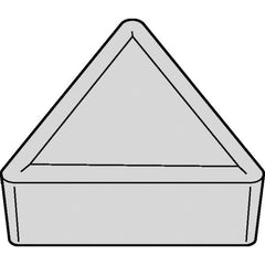 Kennametal - TPMR432 Grade KCP25B Carbide Turning Insert - TiOCN Finish, 60° Triangle, 1/2" Inscr Circle, 3/16" Thick, 1/32" Corner Radius - A1 Tooling