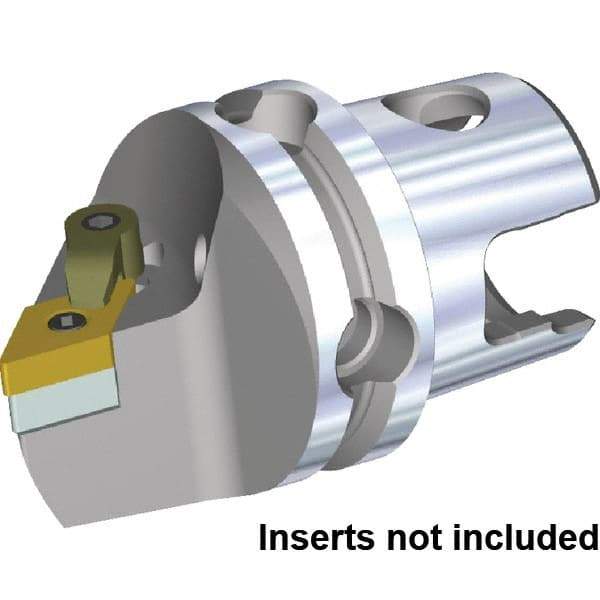 Kennametal - Right Hand Cut, Size KM63TS, DN.. 150608 & DN.. 442 Insert Compatiblity, External Modular Turning & Profiling Cutting Unit Head - 115mm Head Length, Through Coolant, Series Kenloc - A1 Tooling