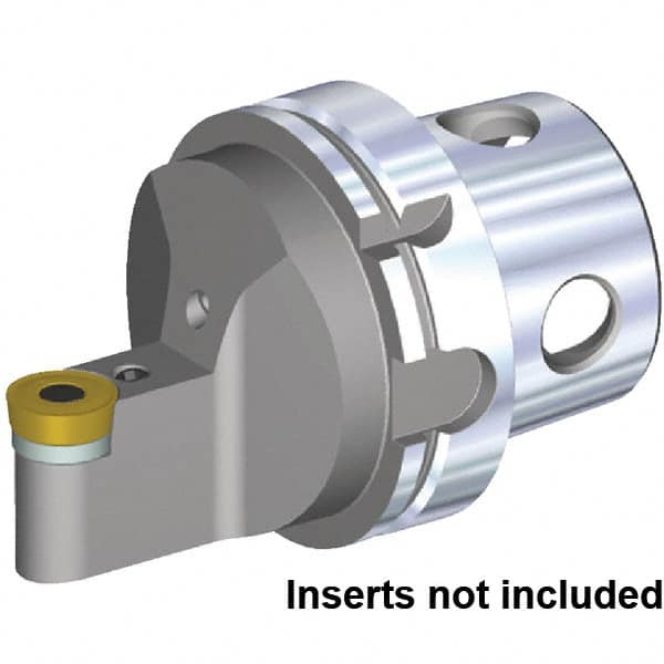 Kennametal - Neutral Cut, Size KM4X100, RCMX3209M0RP Insert Compatiblity, External Modular Turning & Profiling Cutting Unit Head - 16mm Ctr to Cutting Edge, 110mm Head Length, Through Coolant, Series Fix-Perfect - A1 Tooling