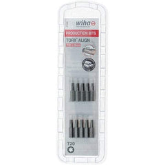 Wiha - 1/4" Drive T20 Torx Screwdriver Bit - 1" OAL, Insert Bit - A1 Tooling