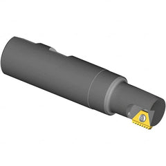 Vargus - 0.669" Cut Diam, 1.14" Max Depth of Cut, 5/8" Shank Diam, Internal/External Indexable Thread Mill - Insert Style 3B, 3/8" Insert Size, 1 Insert, Toolholder Style BTMNC, 3.15" OAL - A1 Tooling