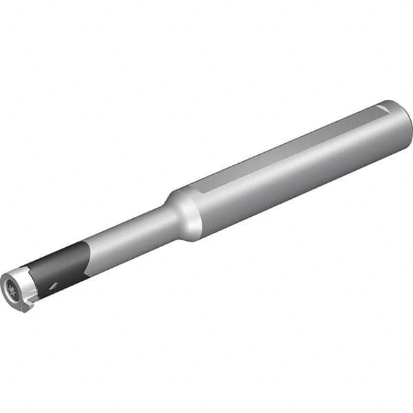 Vargus - Internal Thread, Right Hand Cut, 12mm Shank Width x 11mm Shank Height Indexable Threading Toolholder - 130mm OAL, V16TH Insert Compatibility, CV Toolholder, Series Mini-V Carbide Shank - A1 Tooling