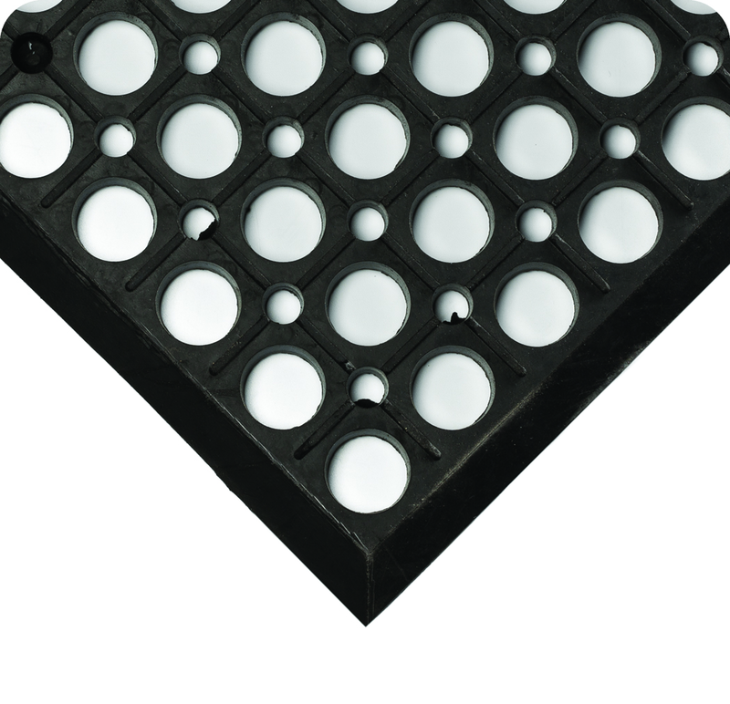 WorkRite Floor Mat - 3' x 10' x 1/2" Thick - (Black Grease-Resistant) - A1 Tooling