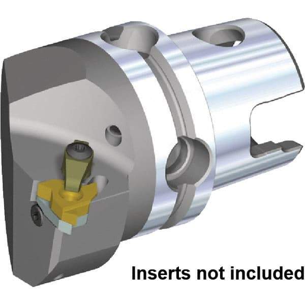 Kennametal - Insert Style LT16NL, 70mm Head Length, Left Hand Cut, Internal Modular Threading Cutting Unit Head - System Size KM4X63, 43mm Center to Cutting Edge, Series KM4X - A1 Tooling