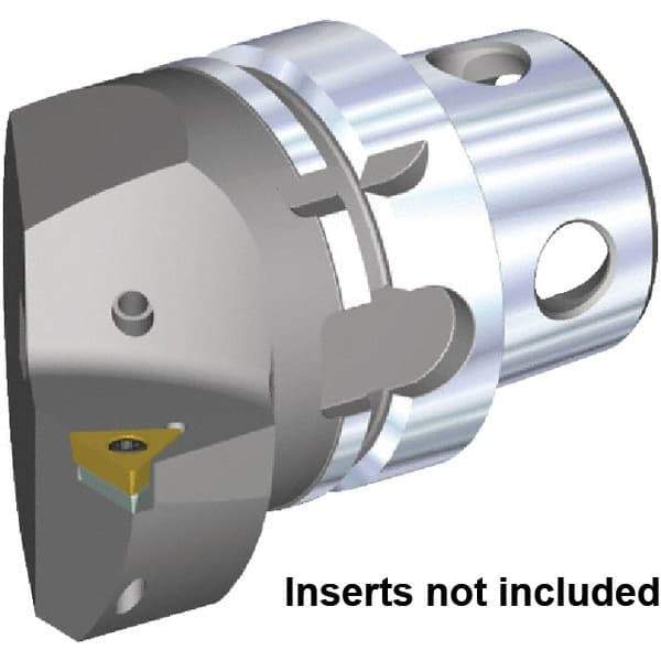 Kennametal - Insert Style TC.. 16T308, TC.. 3252, 70mm Head Length, Right Hand Cut, Internal/External Modular Threading Cutting Unit Head - System Size KM4X63, 43mm Center to Cutting Edge, Series KM4X - A1 Tooling