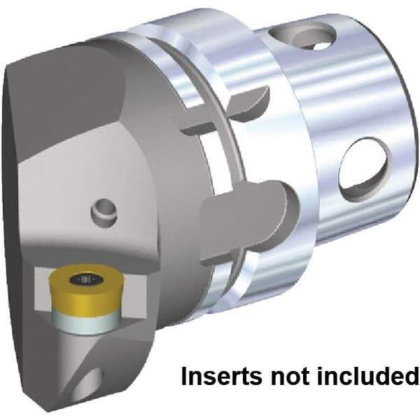 Kennametal - Insert Style RC.. 1605M0, 70mm Head Length, Right Hand Cut, Internal/External Modular Threading Cutting Unit Head - System Size KM4X63, 43mm Center to Cutting Edge, Series KM4X - A1 Tooling