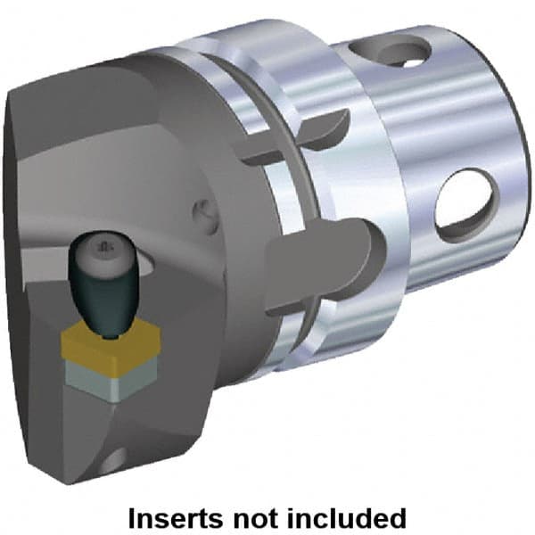 Kennametal - Insert Style SN.. 120408, SN.. 432, 70mm Head Length, Left Hand Cut, Internal/External Modular Threading Cutting Unit Head - System Size KM4X63, 43mm Center to Cutting Edge, Series Kenclamp - A1 Tooling