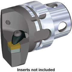 Kennametal - Insert Style SN.. 120408, SN.. 432, 70mm Head Length, Left Hand Cut, Internal/External Modular Threading Cutting Unit Head - System Size KM4X63, 38mm Center to Cutting Edge, Series Kenclamp - A1 Tooling