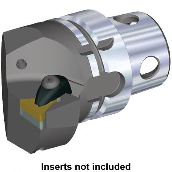 Kennametal - Insert Style TN.. 220408, TN.. 432, 70mm Head Length, Right Hand Cut, Internal/External Modular Threading Cutting Unit Head - System Size KM4X63, 43mm Center to Cutting Edge, Series Kenclamp - A1 Tooling