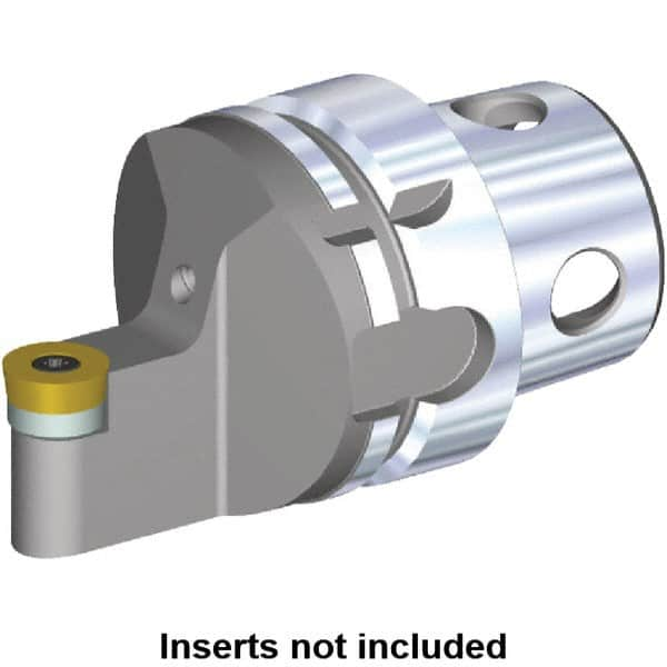 Kennametal - Insert Style RC.. 1605M0, 70mm Head Length, Neutral Cut, Internal/External Modular Threading Cutting Unit Head - System Size KM4X63, 8mm Center to Cutting Edge, Series KM4X - A1 Tooling