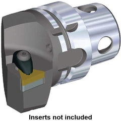 Kennametal - Insert Style TN.. 220408, TN.. 432, 70mm Head Length, Right Hand Cut, Internal/External Modular Threading Cutting Unit Head - System Size KM4X63, 43mm Center to Cutting Edge, Series Kenclamp - A1 Tooling