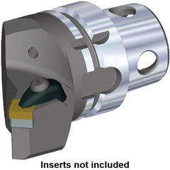 Kennametal - Insert Style SN.. 120408, SN.. 432, 70mm Head Length, Left Hand Cut, Internal/External Modular Threading Cutting Unit Head - System Size KM4X63, 43mm Center to Cutting Edge, Series Kenclamp - A1 Tooling