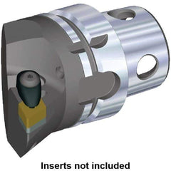 Kennametal - Insert Style DN.. 150608, DN.. 442, 70mm Head Length, Left Hand Cut, Internal/External Modular Threading Cutting Unit Head - System Size KM4X63, 43mm Center to Cutting Edge, Series Kenclamp - A1 Tooling