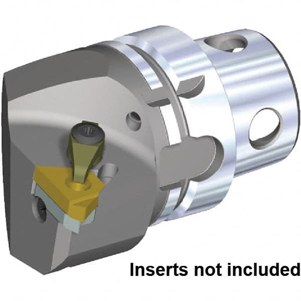 Kennametal - Insert Style LT22NL, 70mm Head Length, Left Hand Cut, Internal Modular Threading Cutting Unit Head - System Size KM4X63, 43mm Center to Cutting Edge, Series KM4X - A1 Tooling