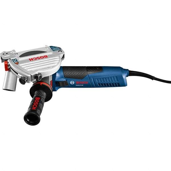 Bosch - 5" Wheel Diam, 11,500 RPM, Corded Angle & Disc Grinder - 5/8-11 Spindle, 120 Volts, 13 Amps - A1 Tooling