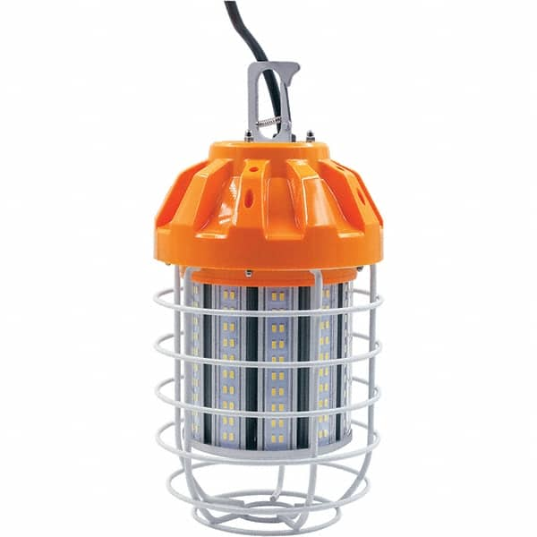 Eiko Global - 1 Socket, 16 Conductor, 120 VAC, 80 Watt, Temporary String Light - 5' SJTW-A Cord, Metal - A1 Tooling