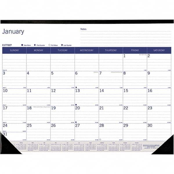 Blueline - Note Pads, Writing Pads & Notebooks Writing Pads & Notebook Type: Desk Pad Calendar Size: 22 x 17 - A1 Tooling