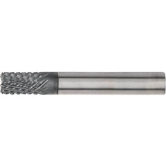 Kennametal - 8mm, 12 Flute, Single End, Solid Carbide, Corner Chamfer End Mill - 83mm OAL, 15° Helix, Right Hand Flute, 18mm LOC, Right Hand Cut - A1 Tooling