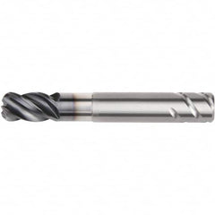 Kennametal - 25mm, 4 Flute, Single End, Solid Carbide, 6mm Corner Radius End Mill - 135mm OAL, 38° Helix, Right Hand Flute, 37.5mm LOC, Right Hand Cut, 75mm Extended Reach - A1 Tooling