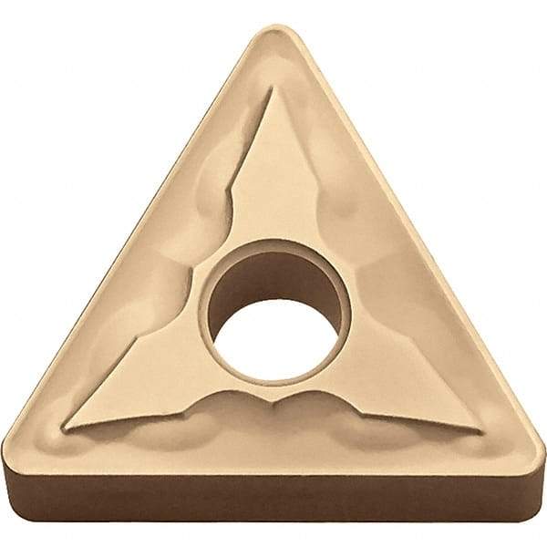 Kyocera - TNMG232 GS Grade CA025P Carbide Turning Insert - TiCN/Al2O3/TiN Finish, 60° Triangle, 1/4" Inscr Circle, 3/16" Thick, 1/32" Corner Radius - A1 Tooling