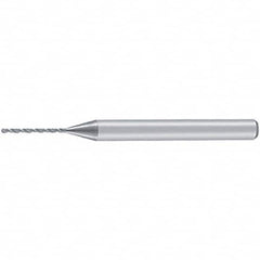 Tungaloy - 0.11mm, 140° Point, Solid Carbide Micro Drill Bit - A1 Tooling